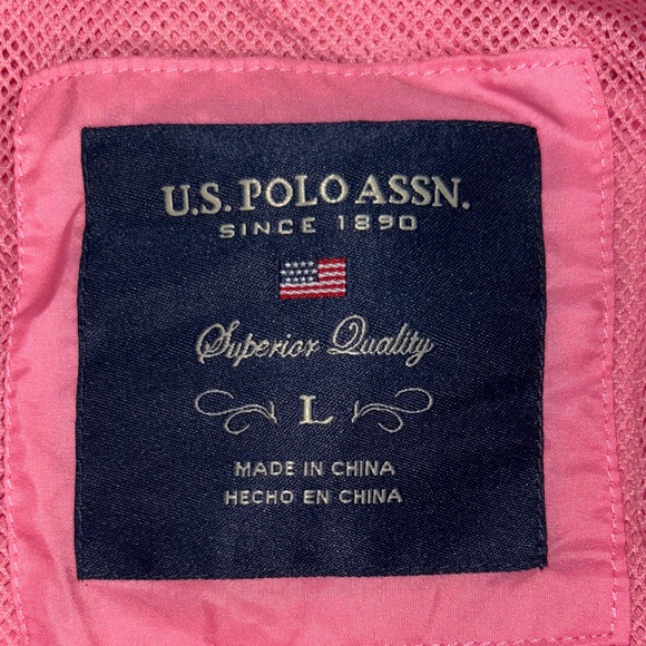 U.S. Polo Assn. Windbreaker Jacket with Hood - Picture 7 of 10